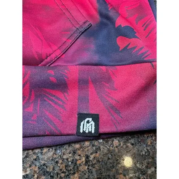 Into the Am Tropical Sunset Beach Palm Tree Hoodie Size L - Picture 8 of 10